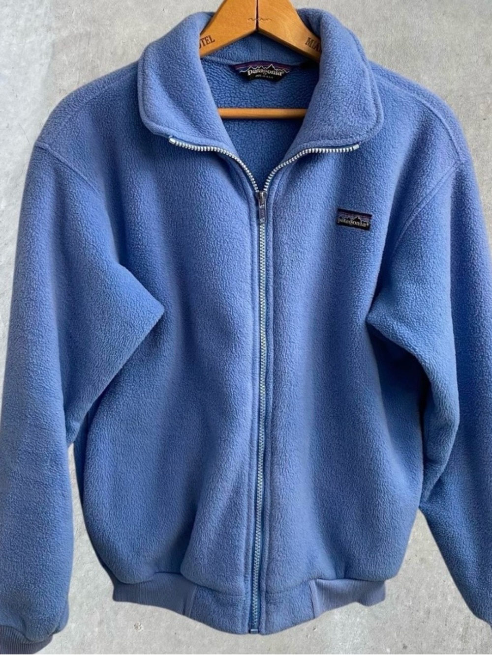 Patagonia Blue Full‑Zip Fleece Jacket